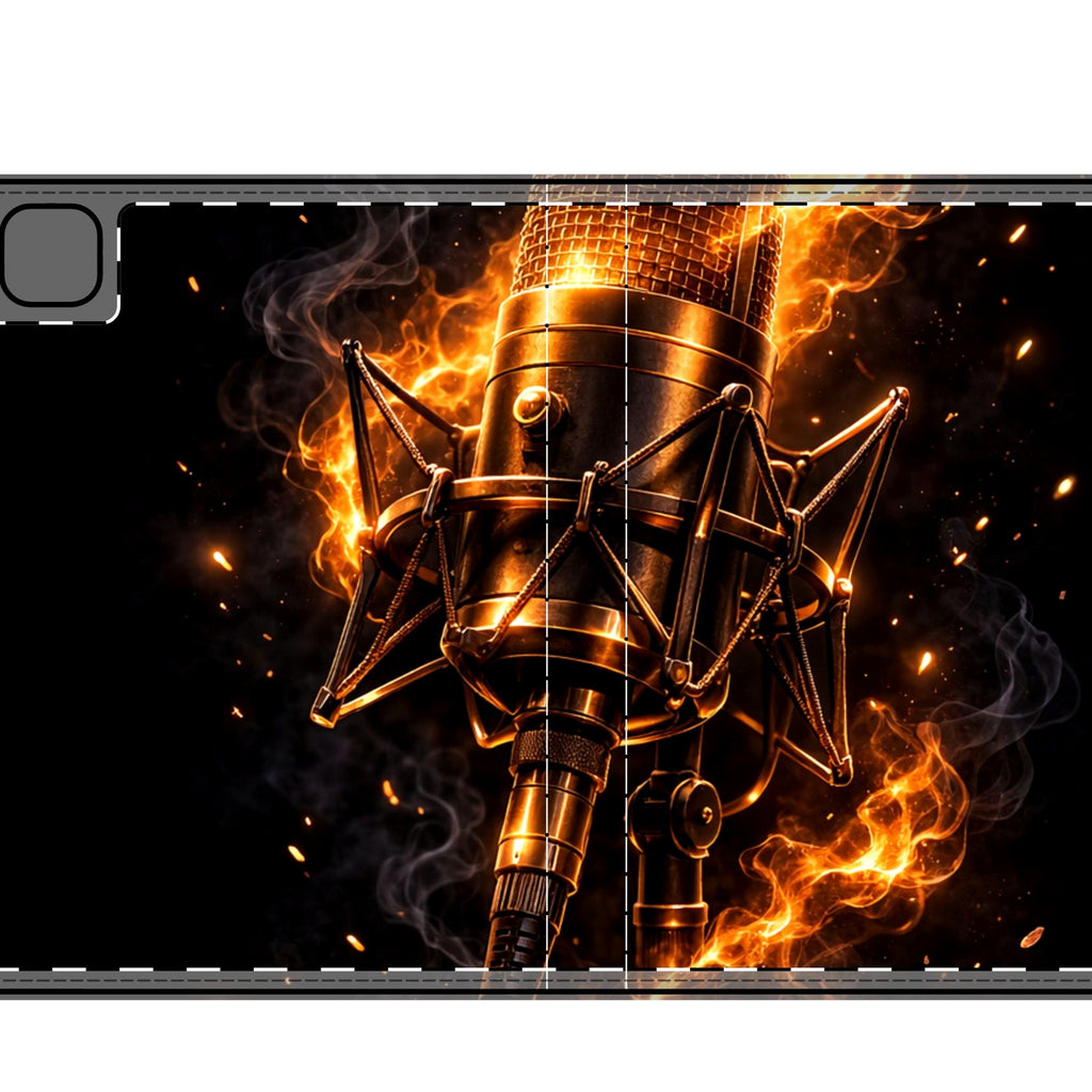 Studio Microphone iPad Folio Case | Your Voice, Amplified detail crop 1